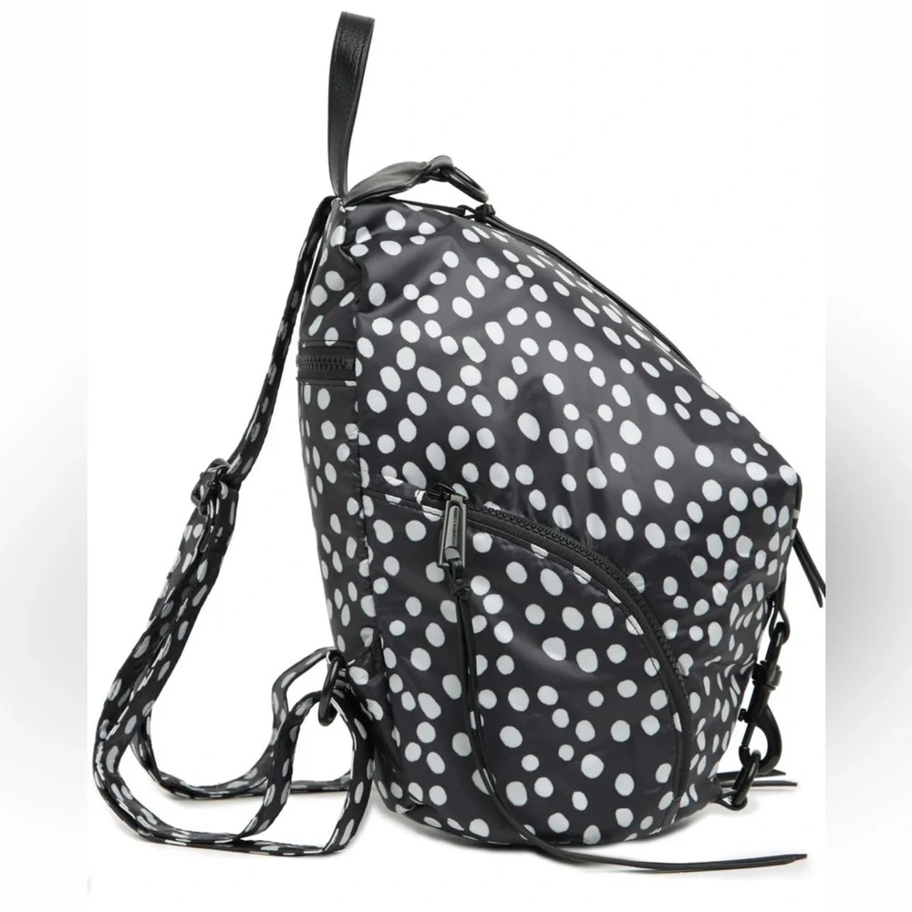 Rebecca Minkoff Julian Nylon Polka Dot Backpack - Picture 2 of 12